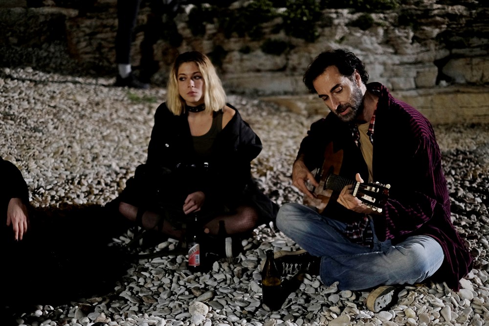 Nika Grbelja i Ermin Bravo na snimanju filma »Hotel Pula« u Gortanovoj uvali (Snimio Hassan Abdelghani)